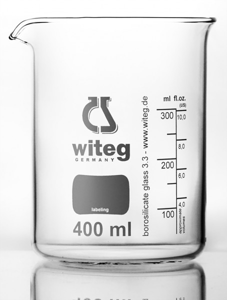 low form with spout with witeg logo