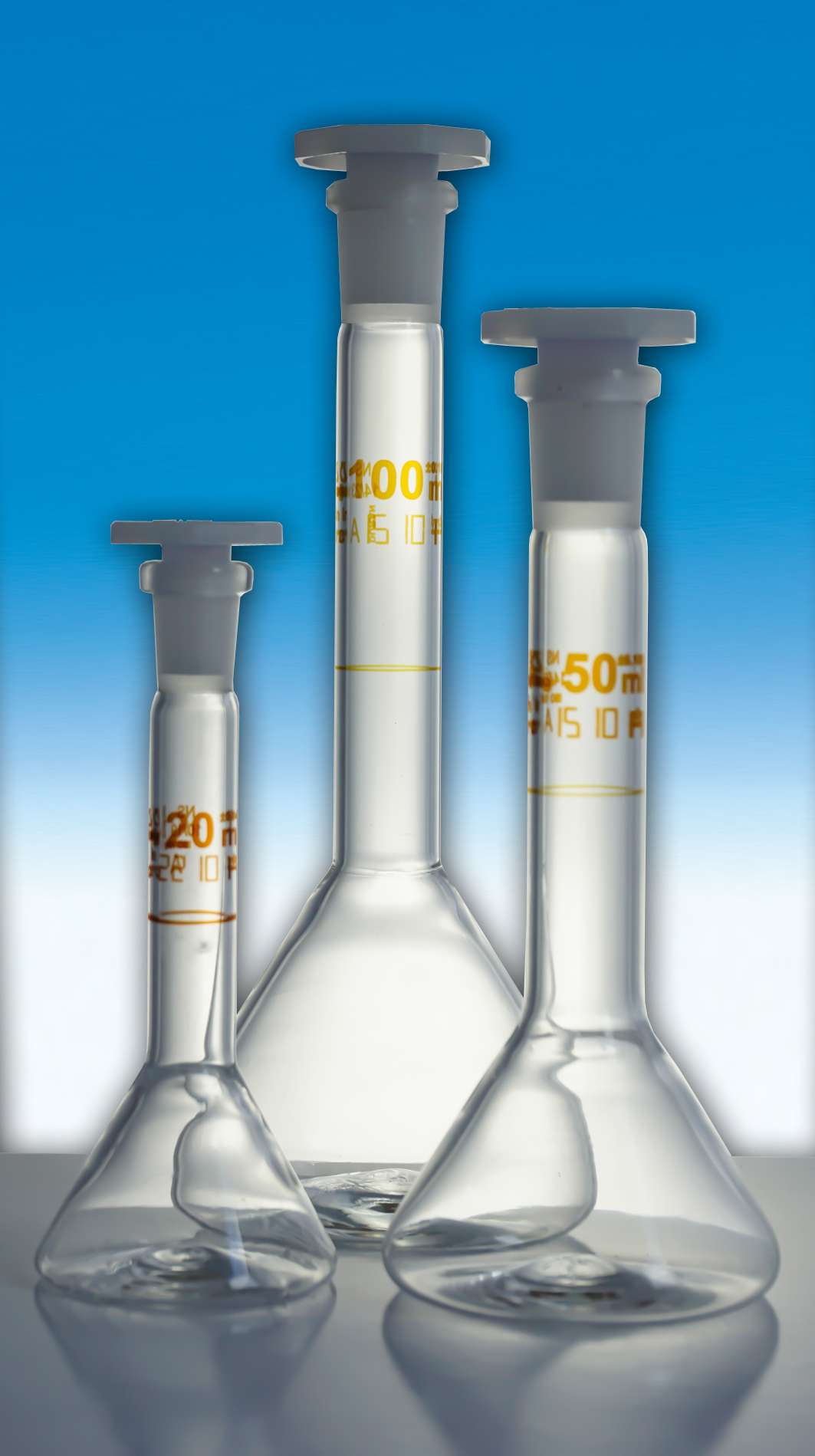 Pack of 2 Cole-Parmer elements AO-34502-81 Cole-Parmer elements Volumetric Flask 