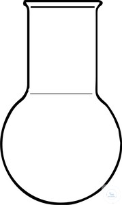 Round bottom flask wide neck with beaded rim