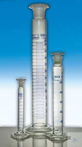 Graduated cylinder class A with ST tall form blue graduated