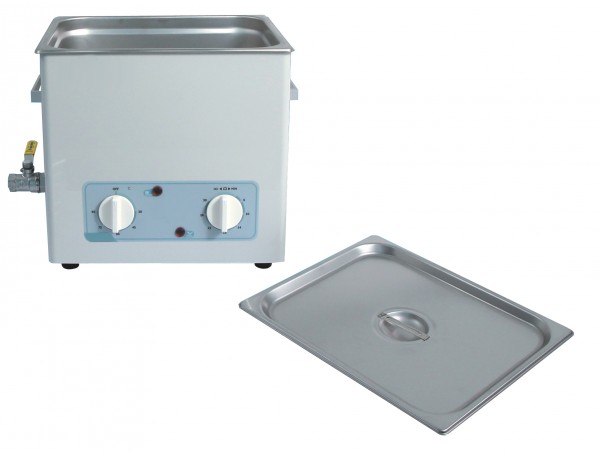 Ultrasonic cleaner WUC-A 1,2 - 22 Liter 40kHz analog with lid