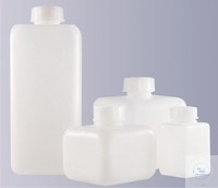 Vierkantflasche 250 ml Enghals HDPE