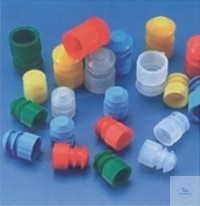 Stoppers for test tubes Ø 16-17 mm Colour red