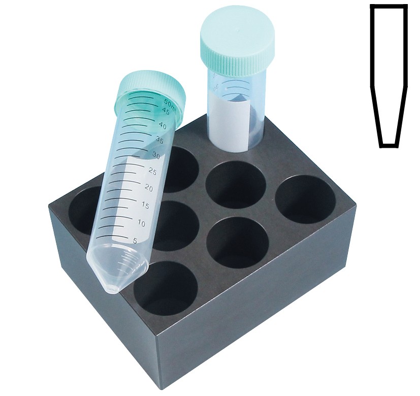 Dry bath (Incubator) Blocks, block removal tool and tong