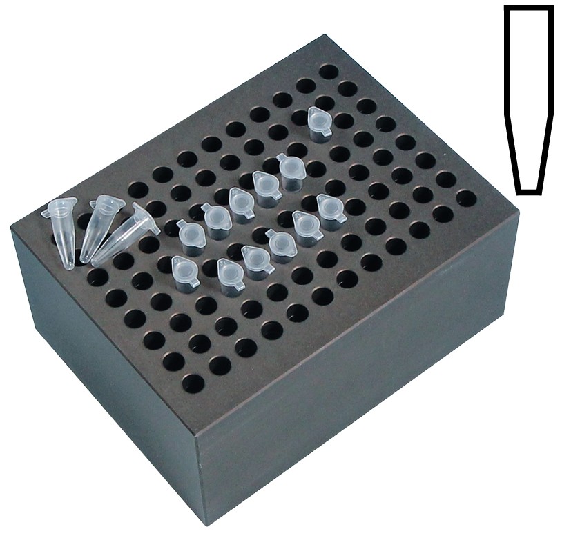 Dry bath (Incubator) Blocks, block removal tool and tong