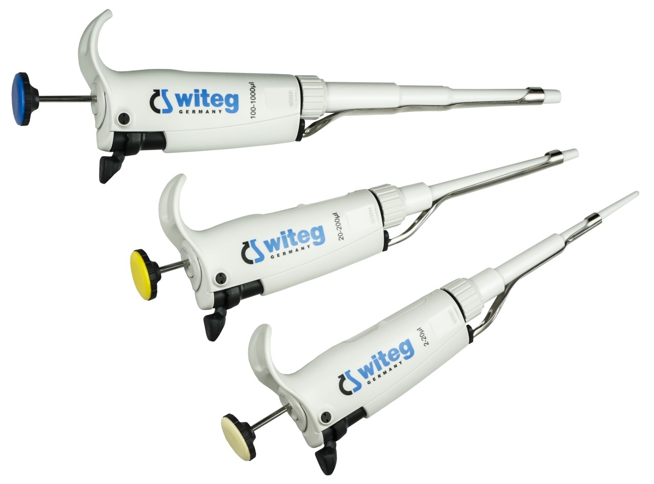 Microliter pipettes Witopet premium Starter-Kit