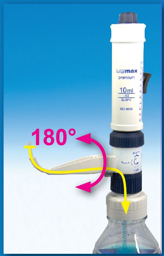 Flaschenaufsatz-Dispenser LABMAX eco